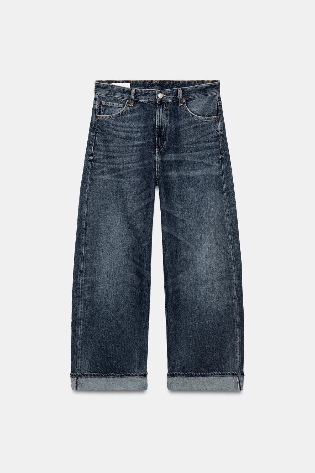 JEANS TRF BAGGY PLIÉ TAILLE MI-HAUTE