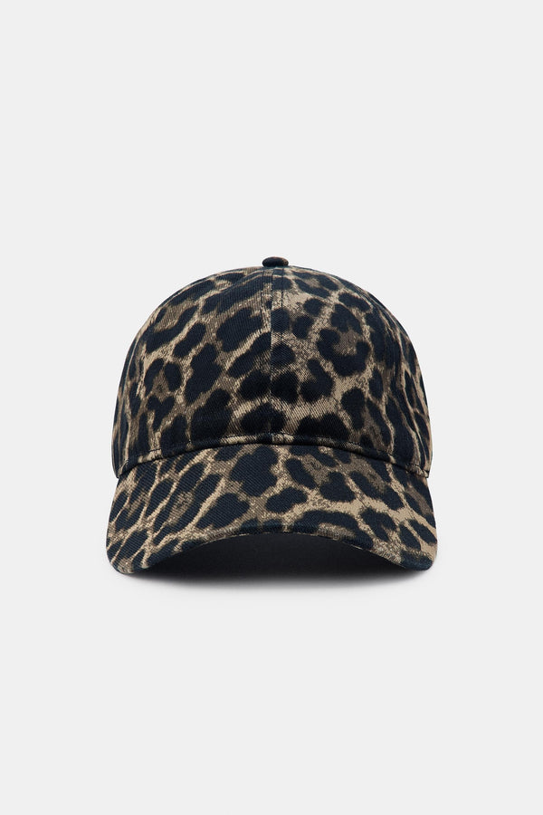 CASQUETTE EN SERGÉ À IMPRIMÉ ANIMAL
